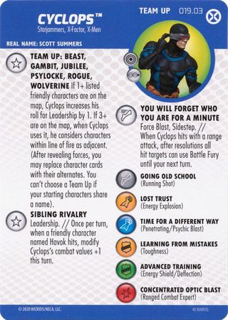 Cyclops 019 03 Team Up Card House of X Marvel Heroclix Marvel X Men House of X Singles Cyclops 019 03 Team Up Card House of X Marvel Heroclix Marvel X Men House of X Singles