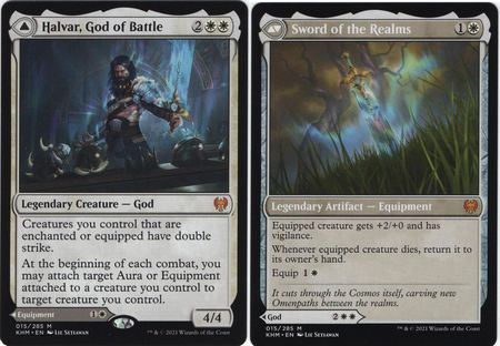 Halvar God of Battle Sword of the Realms 015 285 Kaldheim Singles Halvar God of Battle Sword of the Realms 015 285 Kaldheim Singles