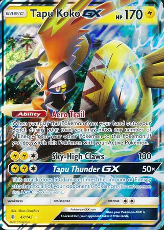 Tapu Koko GX - 47/145 - Ultra Rare