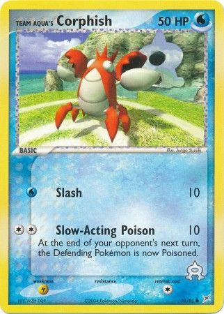 Team Aqua s Corphish 51 95 Common Team Aqua s Corphish 51 95 Common