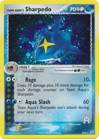 Team Aqua's Sharpedo - 5/95 - Holo Rare