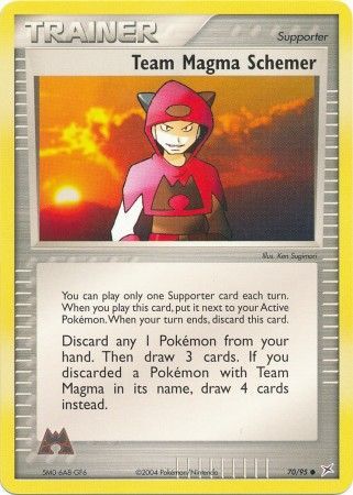 Carte Pokemon CACHETTE DE TEAM MAGMA 83/95 Team Aqua Vs Team Magma FR NEUF 