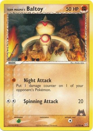 Team Magma s Baltoy 61 95 Common Team Magma s Baltoy 61 95 Common