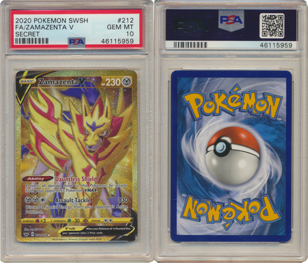 Zamazenta V Gold Secret store PSA 10