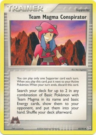 Team Magma Conspirator 82 95 Uncommon Team Magma Conspirator 82 95 Uncommon