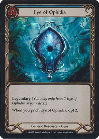 Eye of Ophidia rainbow foil arc000-