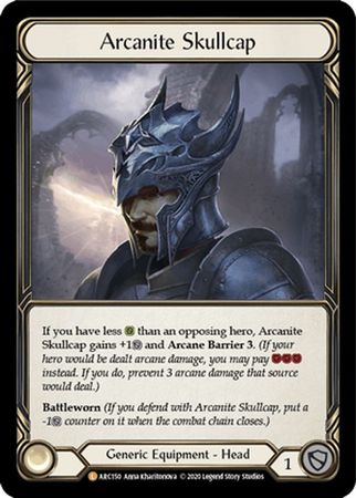 Arcanite Skullcap ARC150 Legendary Rainbow Foil Unlimited Arcanite Skullcap ARC150 Legendary Rainbow Foil Unlimited