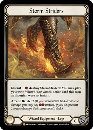 Storm Striders ARC116 Legendary Rainbow Foil Unlimited Storm Striders ARC116 Legendary Rainbow Foil Unlimited