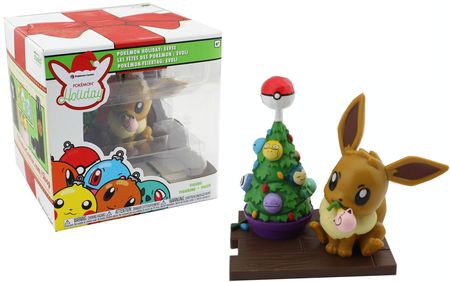 Pokemon Center - Pokemon Holiday Christmas Pikachu & Eevee Figure by Funko