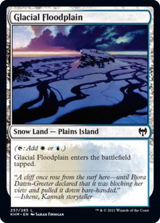 Glacial Floodplain 257 285 Kaldheim Singles Glacial Floodplain 257 285 Kaldheim Singles