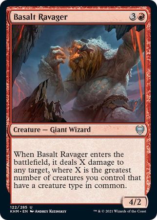 Basalt Ravager 122 285 Kaldheim Singles Basalt Ravager 122 285 Kaldheim Singles