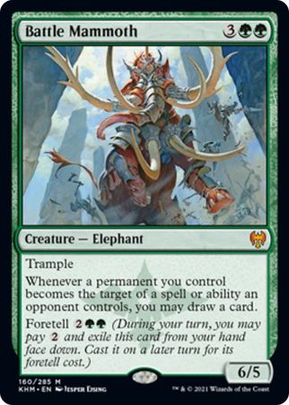 Battle Mammoth 160 285 Kaldheim Singles Battle Mammoth 160 285 Kaldheim Singles