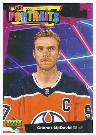 Connor McDavid 2020 21 Upper Deck UD Portraits P 1 2020 21 Upper Deck UD Portraits Connor McDavid 2020 21 Upper Deck UD Portraits P 1 2020 21 Upper Deck UD Portraits