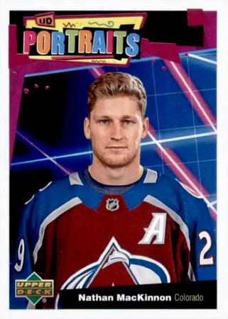 Nathan MacKinnon 2020 21 Upper Deck UD Portraits P 12 2020 21 Upper Deck UD Portraits Nathan MacKinnon 2020 21 Upper Deck UD Portraits P 12 2020 21 Upper Deck UD Portraits