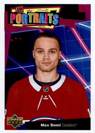 Max Domi 2020 21 Upper Deck UD Portraits P 15 2020 21 Upper Deck UD Portraits Max Domi 2020 21 Upper Deck UD Portraits P 15 2020 21 Upper Deck UD Portraits
