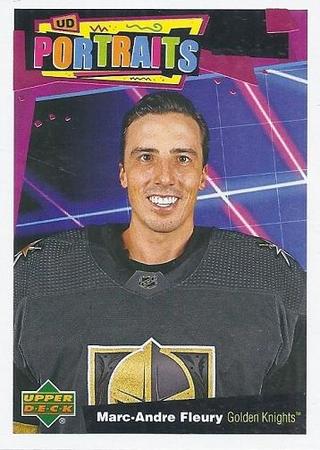 Marc Andre Fleury 2020 21 Upper Deck UD Portraits P 23 2020 21 Upper Deck UD Portraits Marc Andre Fleury 2020 21 Upper Deck UD Portraits P 23 2020 21 Upper Deck UD Portraits