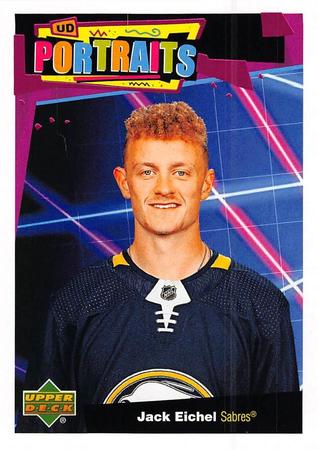 Jack Eichel 2020 21 Upper Deck UD Portraits P 29 2020 21 Upper Deck UD Portraits Jack Eichel 2020 21 Upper Deck UD Portraits P 29 2020 21 Upper Deck UD Portraits