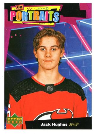 Jack Hughes 2020 21 Upper Deck UD Portraits P 35 2020 21 Upper Deck UD Portraits Jack Hughes 2020 21 Upper Deck UD Portraits P 35 2020 21 Upper Deck UD Portraits