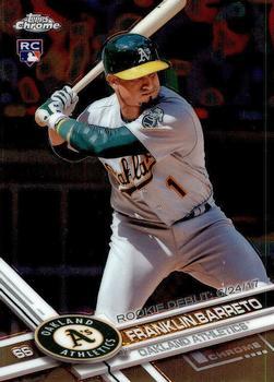 Franklin Barreto 2017 Topps Update Chrome HMT91 Rookie Debut 2017 Topps Update Chrome Franklin Barreto 2017 Topps Update Chrome HMT91 Rookie Debut 2017 Topps Update Chrome