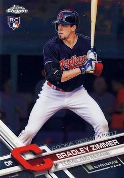 Bradley Zimmer 2017 Topps Update Chrome HMT96 Rookie Debut 2017 Topps Update Chrome Bradley Zimmer 2017 Topps Update Chrome HMT96 Rookie Debut 2017 Topps Update Chrome