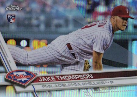 Jake Thompson 2017 Toipps Chrome 7 Rookie Refractor 2017 Topps Chrome Refractor Jake Thompson 2017 Toipps Chrome 7 Rookie Refractor 2017 Topps Chrome Refractor