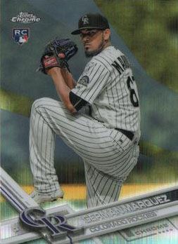 German Marquez 2017 Topps Chrome 42 Rookie Refractor 2017 Topps Chrome Refractor German Marquez 2017 Topps Chrome 42 Rookie Refractor 2017 Topps Chrome Refractor