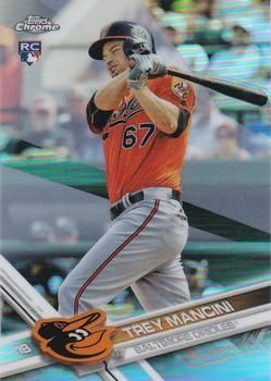Trey Mancini 2017 Topps Chrome 47 Rookie Refractor 2017 Topps Chrome Refractor Trey Mancini 2017 Topps Chrome 47 Rookie Refractor 2017 Topps Chrome Refractor