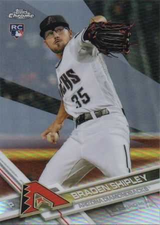 Braden Shipley 2017 Topps Chrome 51 Rookie Refractor 2017 Topps Chrome Refractor Braden Shipley 2017 Topps Chrome 51 Rookie Refractor 2017 Topps Chrome Refractor