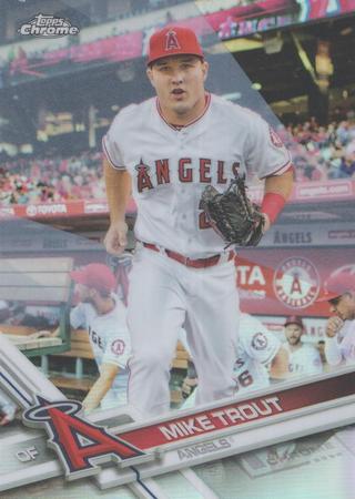 Mike Trout 2017 Topps Chrome 200 Refractor 2017 Topps Chrome Refractor Mike Trout 2017 Topps Chrome 200 Refractor 2017 Topps Chrome Refractor