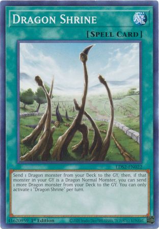 Dragon Shrine LDS2 EN022 Common 1st Edition Dragon Shrine LDS2 EN022 Common 1st Edition