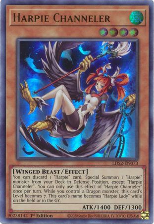 Harpie Channeler LDS2 EN073 Ultra Rare 1st Edition Legendary Duelists Season 2 LDS2 1st Edition Singles Harpie Channeler LDS2 EN073 Ultra Rare 1st Edition Legendary Duelists Season 2 LDS2 1st Edition Singles