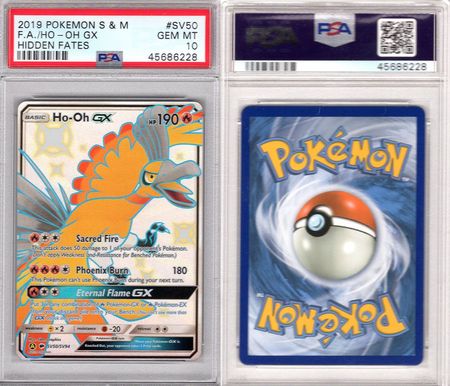 Shiny Ultra Rare SV50/SV94 Ho-Oh GX NM 