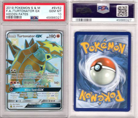 Turtonator GX SV52 SV94 PSA 10 GEM MT Shiny Ultra Rare Hidden Fates 6327 Sun Moon Hidden Fates Singles Turtonator GX SV52 SV94 PSA 10 GEM MT Shiny Ultra Rare Hidden Fates 6327 Sun Moon Hidden Fates Singles