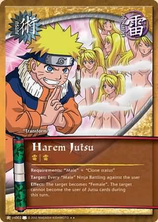 Harem Jutsu J US002 Rare Harem Jutsu J US002 Rare
