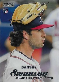 Dansby Swanson 2017 Stadium Club 20 Rookie Variation SP Glove on Head Topps 2017 Topps Stadium Club Dansby Swanson 2017 Stadium Club 20 Rookie Variation SP Glove on Head Topps 2017 Topps Stadium Club