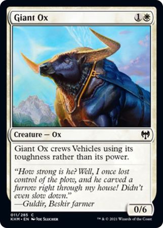 Giant Ox 011 285 Kaldheim Singles Giant Ox 011 285 Kaldheim Singles