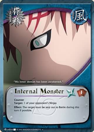 Internal Monster M US014 Uncommon Naruto Eternal Rivalry Internal Monster M US014 Uncommon Naruto Eternal Rivalry