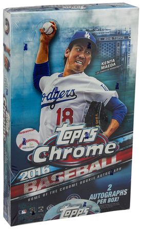 2016 Topps Chrome Hobby Baseball Box Topps 04921 Baseball Trading Card Sealed Product 2016 Topps Chrome Hobby Baseball Box Topps 04921 Baseball Trading Card Sealed Product