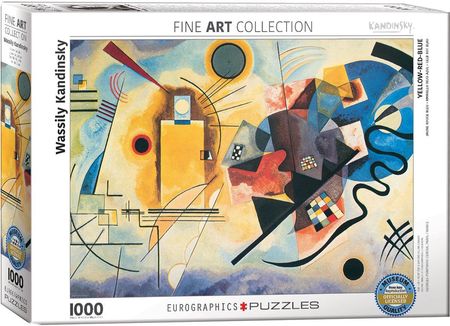 Yellow Red Blue 1000 Piece Puzzle by Kandinsky Eurographics Puzzle Eurographics Puzzles Yellow Red Blue 1000 Piece Puzzle by Kandinsky Eurographics Puzzle Eurographics Puzzles