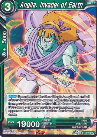 Angila Invader of Earth BT12 062 Uncommon Angila Invader of Earth BT12 062 Uncommon