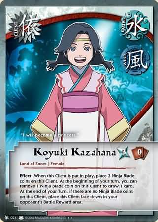 Koyuki Kazahana C 024 Rare Naruto Eternal Rivalry Koyuki Kazahana C 024 Rare Naruto Eternal Rivalry