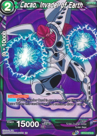 Cacao Invader of Earth BT12 073 Common Foil Cacao Invader of Earth BT12 073 Common Foil