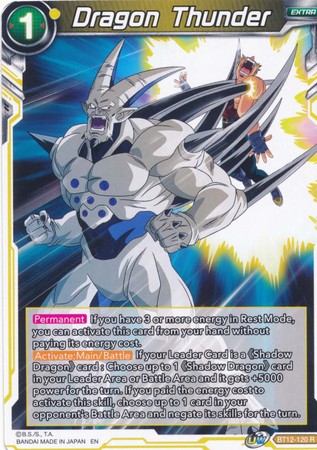 Dragon Thunder BT12 120 Rare Dragon Thunder BT12 120 Rare