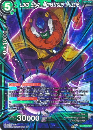 Lord Slug Monstrous Muscle BT12 059 Super Rare Lord Slug Monstrous Muscle BT12 059 Super Rare