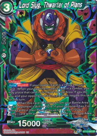 Lord Slug Thwarter of Plans BT12 060 Super Rare Lord Slug Thwarter of Plans BT12 060 Super Rare