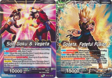 Son Goku Vegeta Gogeta Fateful Fusion BT12 122 Uncommon Foil Son Goku Vegeta Gogeta Fateful Fusion BT12 122 Uncommon Foil