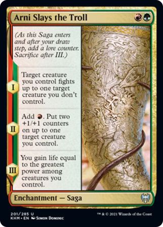 Arni Slays the Troll 201 285 Kaldheim Singles Arni Slays the Troll 201 285 Kaldheim Singles
