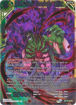 Lord Slug Unbridled Might EX16 10 Expansion Rare Lord Slug Unbridled Might EX16 10 Expansion Rare
