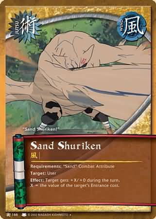Sand Shuriken J 166 Uncommon Sand Shuriken J 166 Uncommon