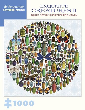 Exquisite Creatures II Insect Art 1000 Piece by C Marley Pomegranate Puzzles Pomegranate Puzzles Exquisite Creatures II Insect Art 1000 Piece by C Marley Pomegranate Puzzles Pomegranate Puzzles